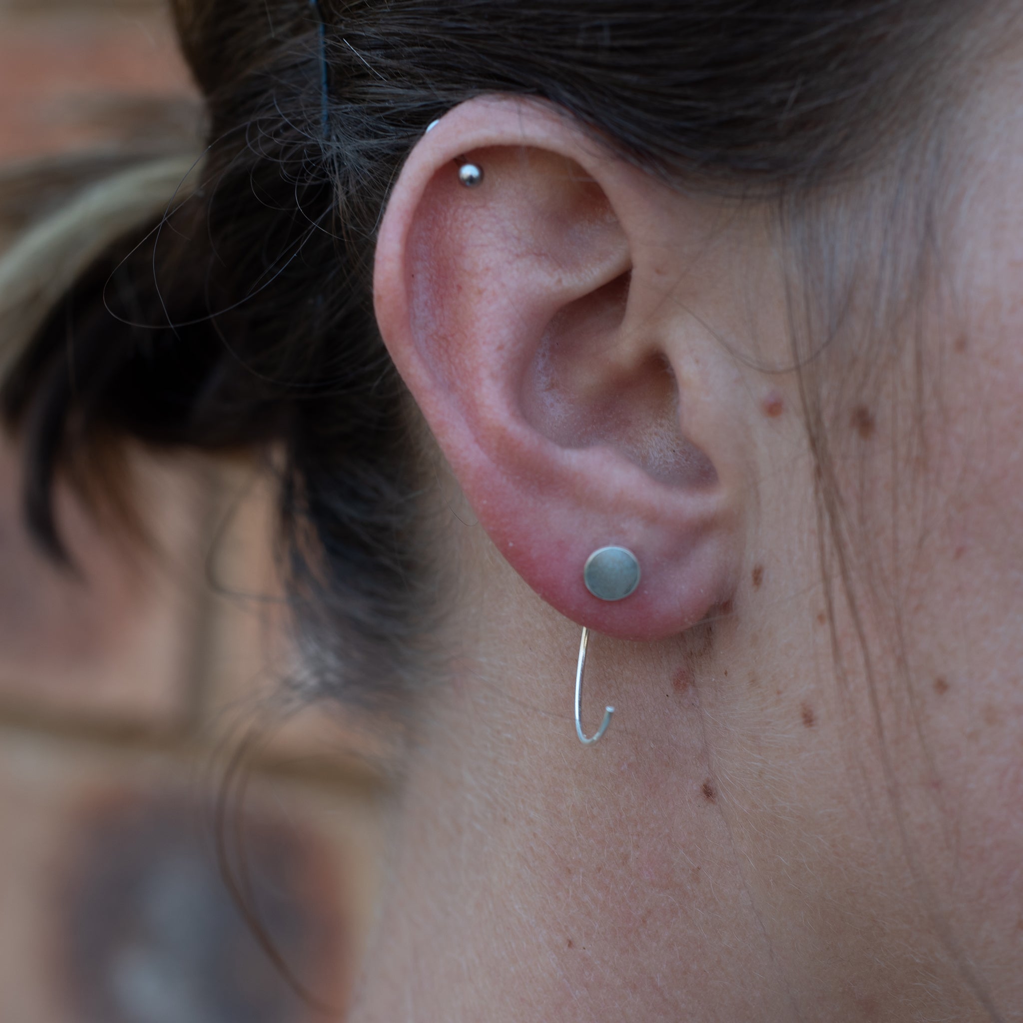 JEL021 - Sterling Silver Hook with Disc