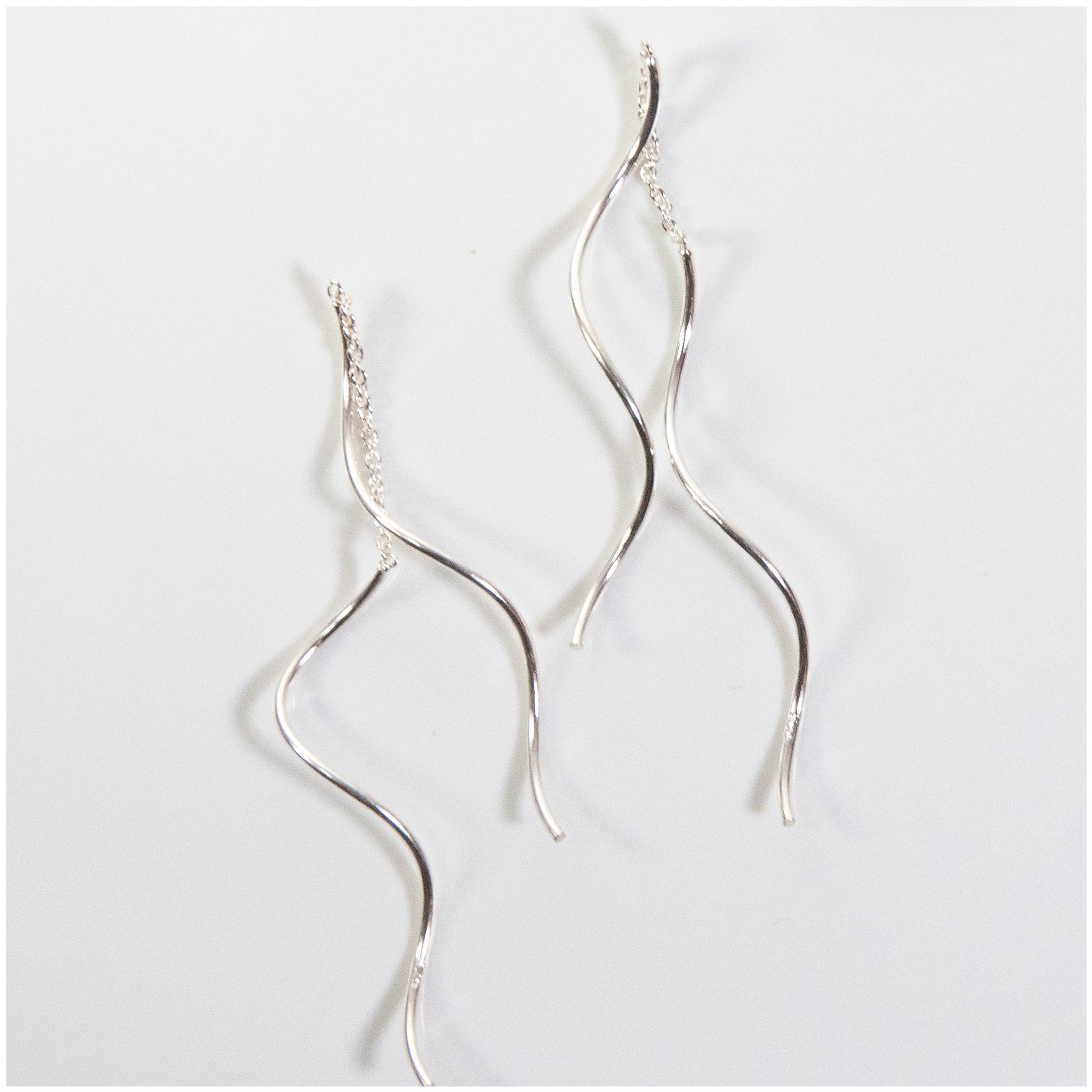 EL059 - Sterling Silver Threader Earrings - silverby-e.co.za