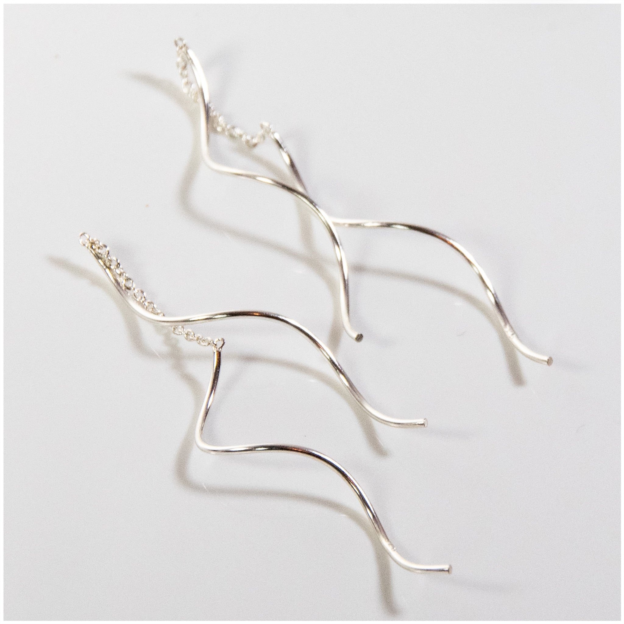 EL059 - Sterling Silver Threader Earrings - silverby-e.co.za