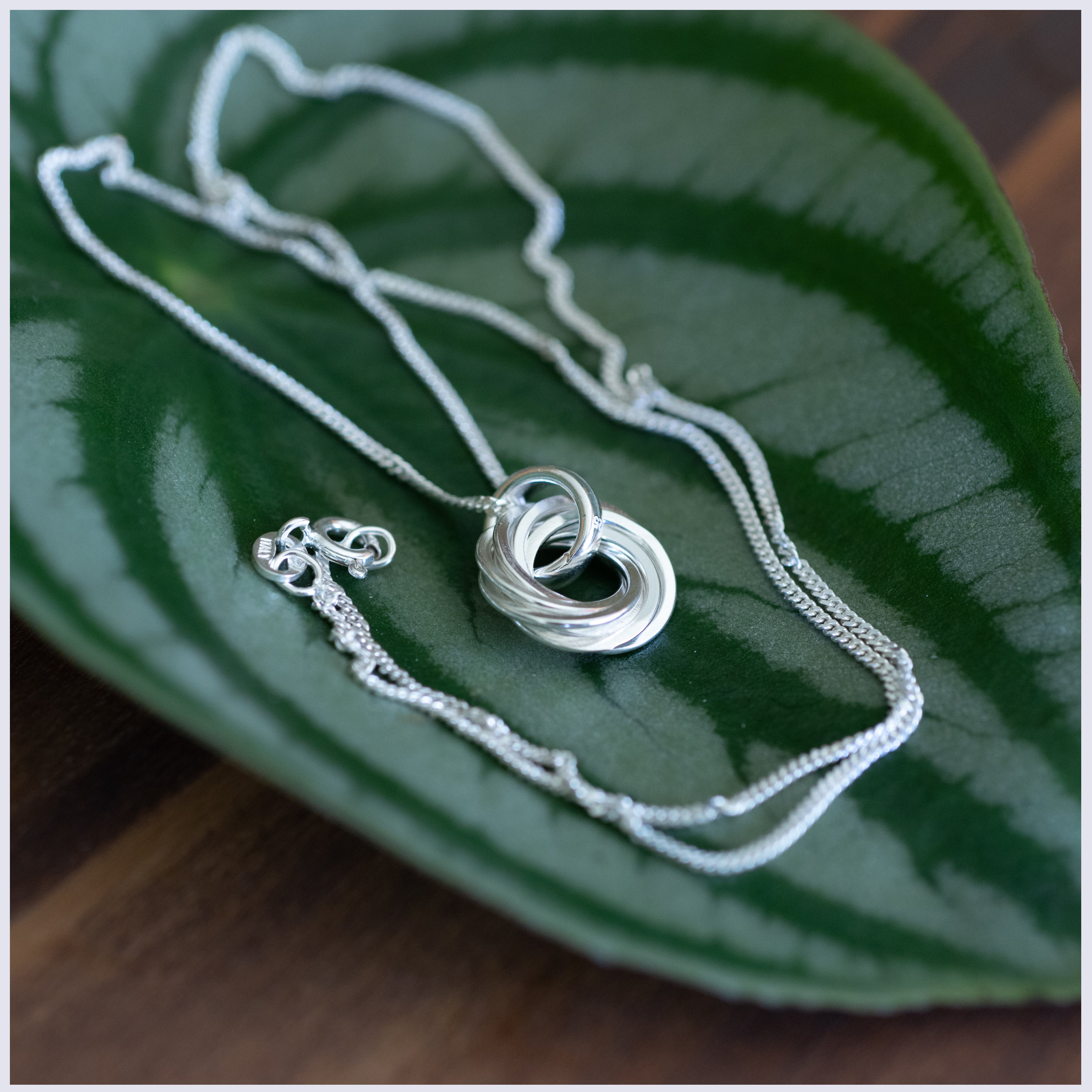 PR014 -Sterling Silver Pendant with Chain - silverby-e.co.za