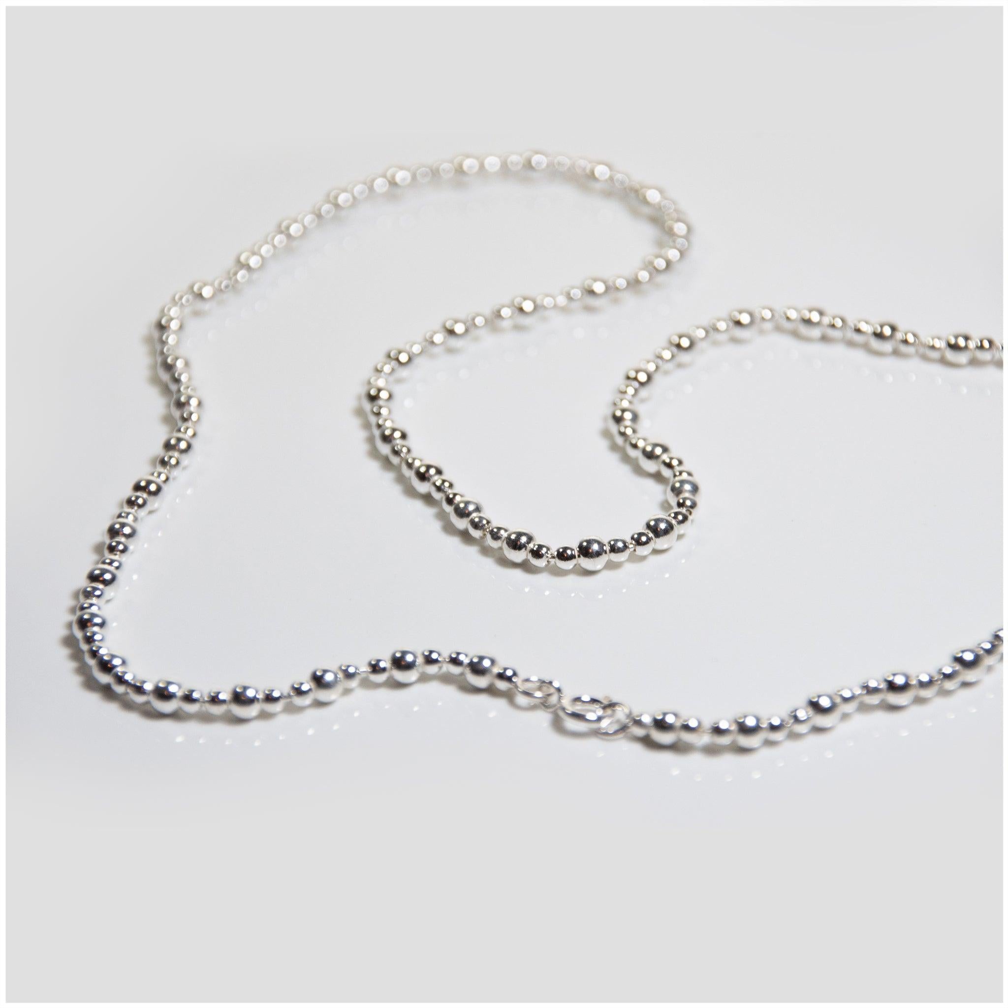 C005 - Sterling Silver Ball Chain - silverby-e.co.za