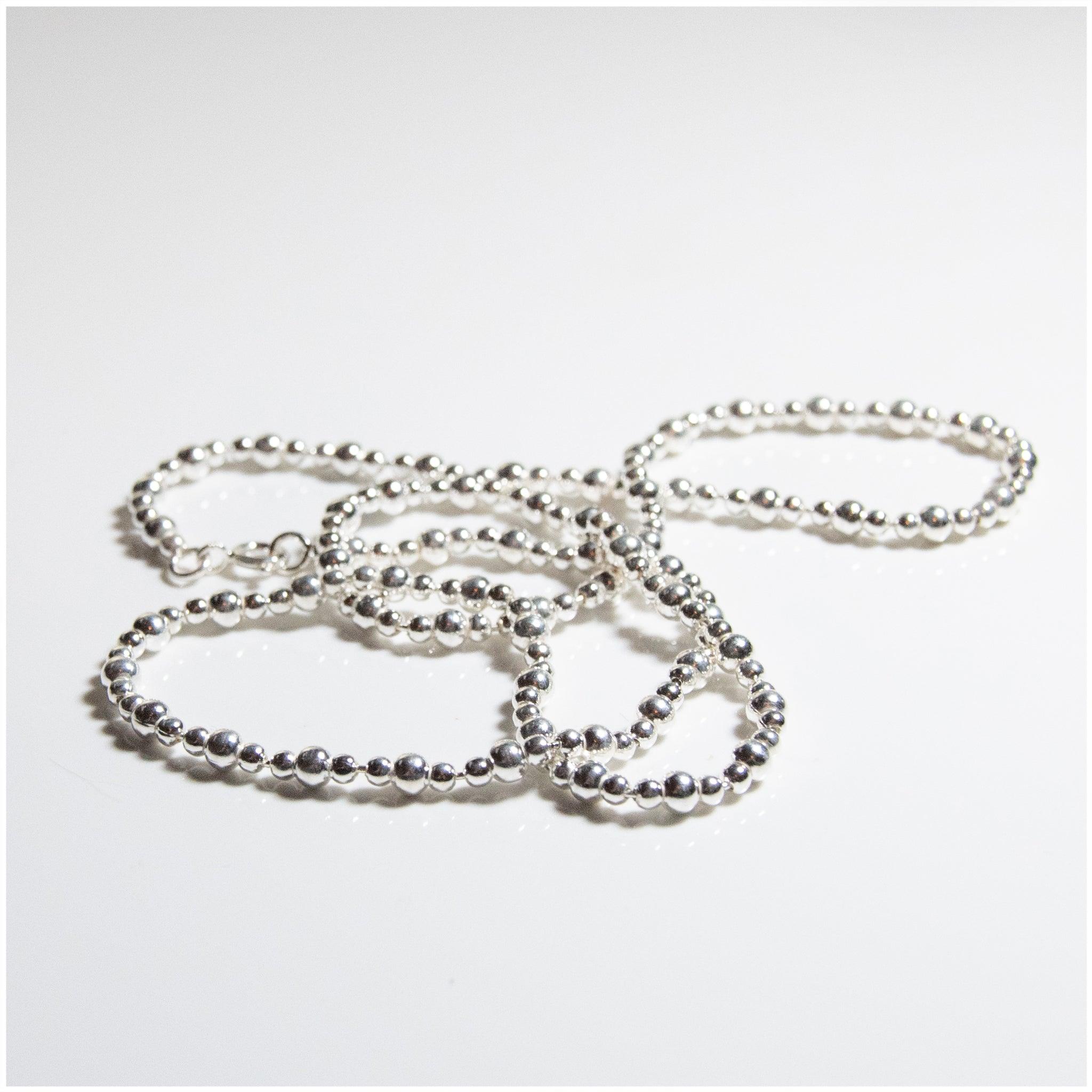 C005 - Sterling Silver Ball Chain - silverby-e.co.za