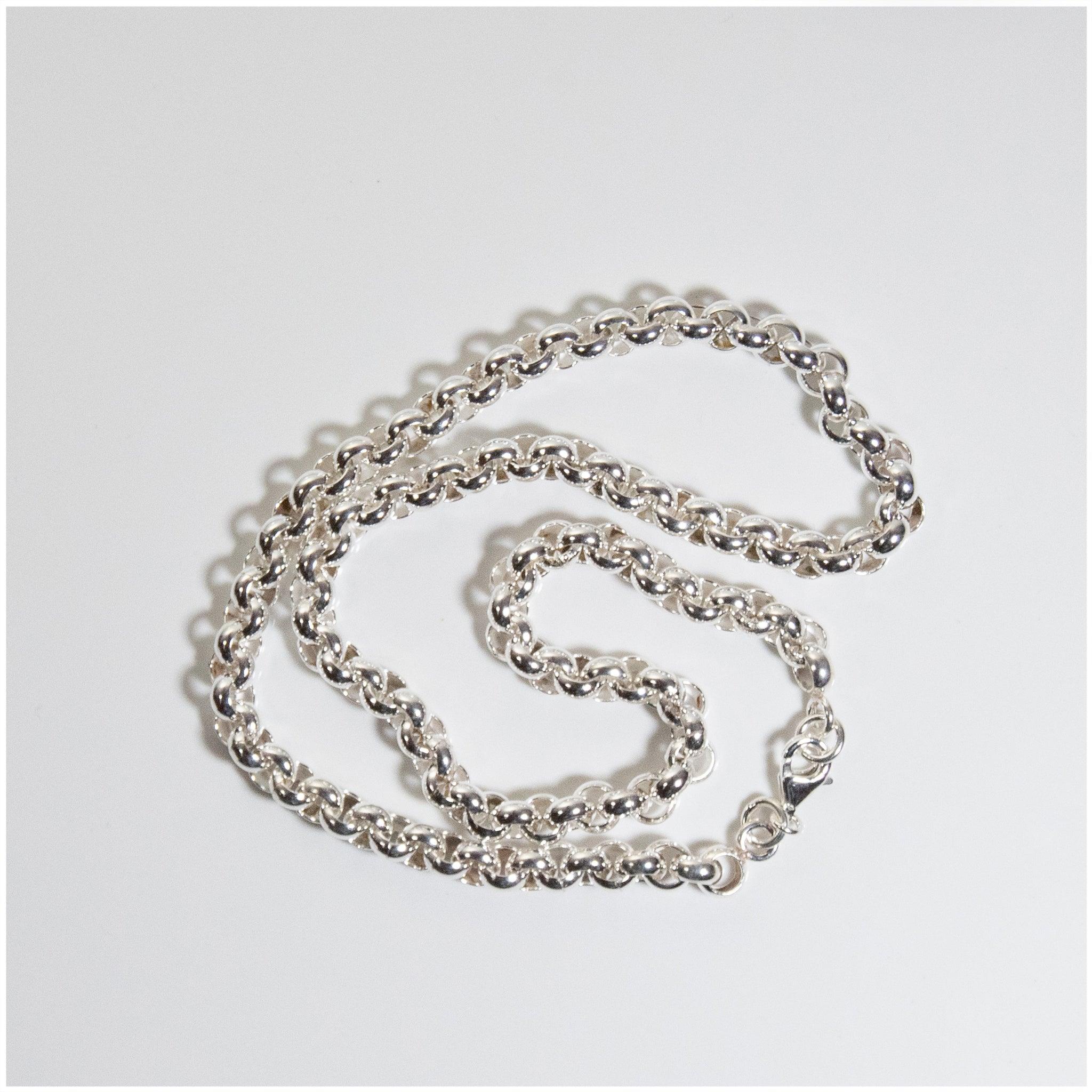C028 - Sterling Silver Rolo Chain - silverby-e.co.za