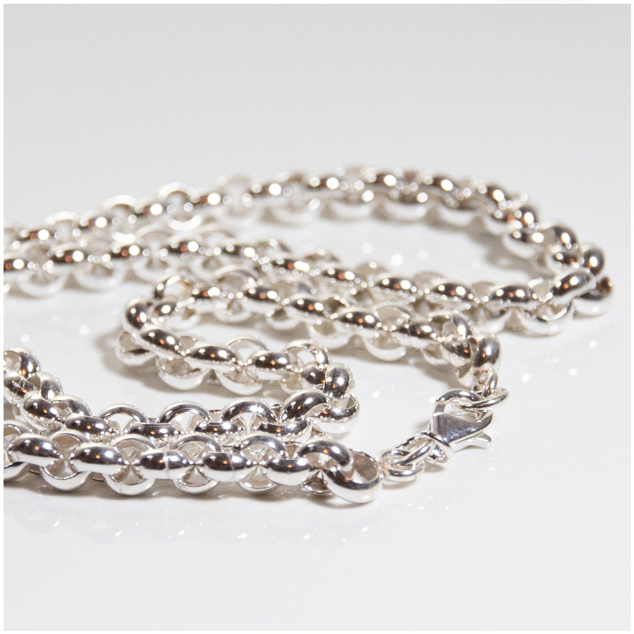 C028 - Sterling Silver Rolo Chain - silverby-e.co.za