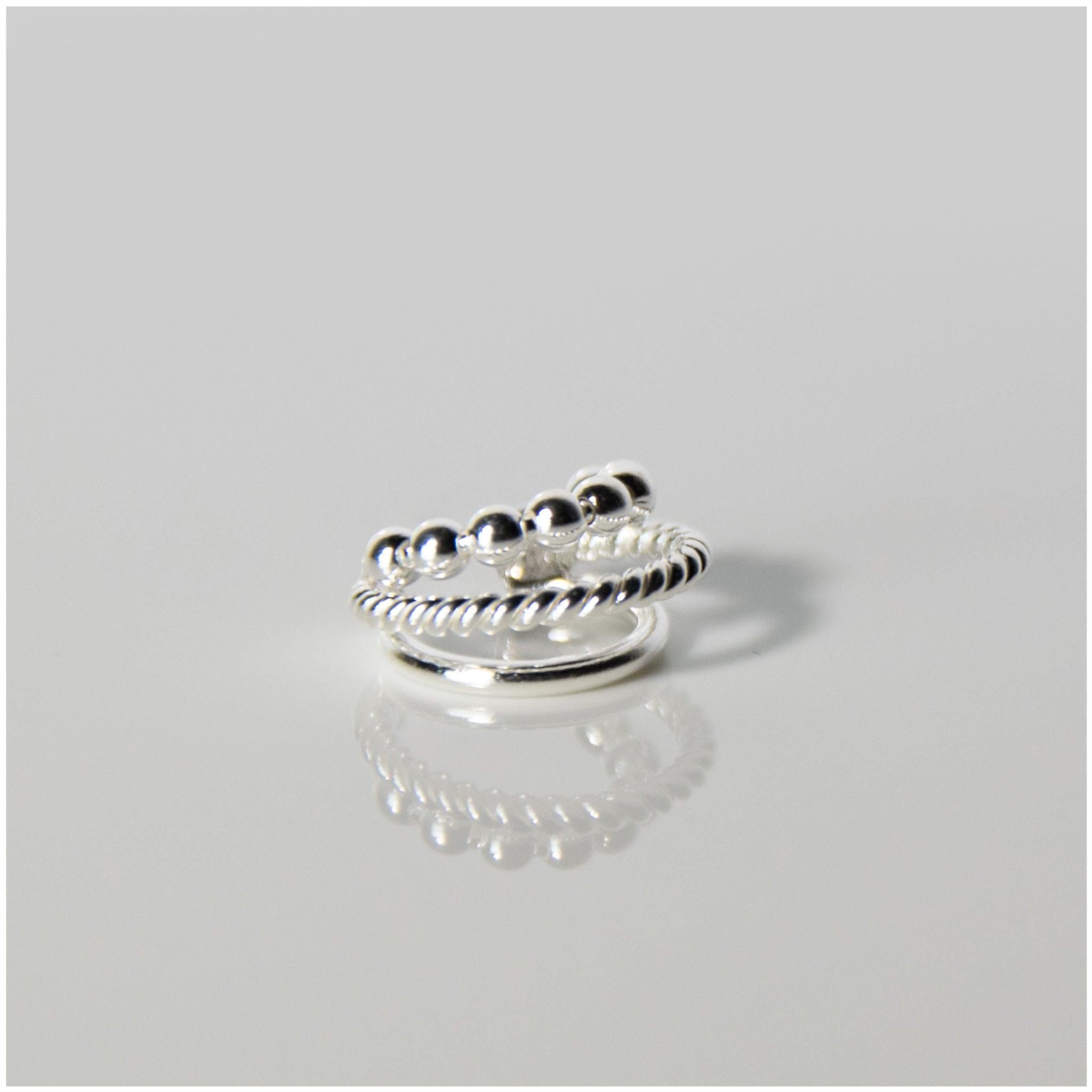 EC003 - Sterling Silver Ear Cuff - silverby-e.co.za
