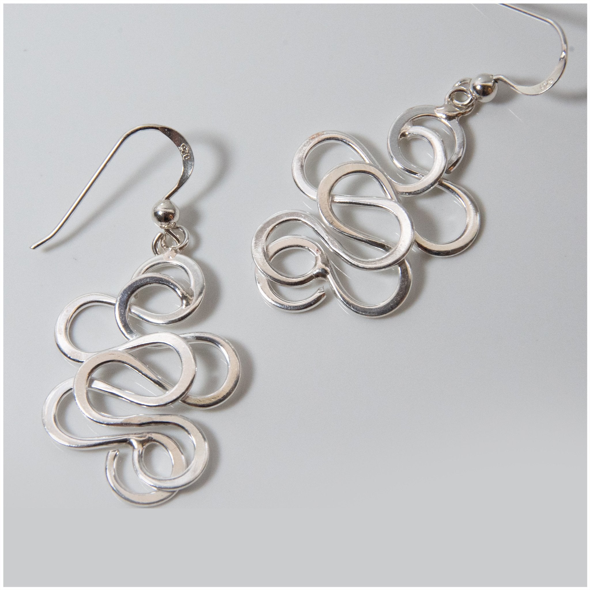 EL078 - Sterling Silver Hook Earrings - silverby-e.co.za