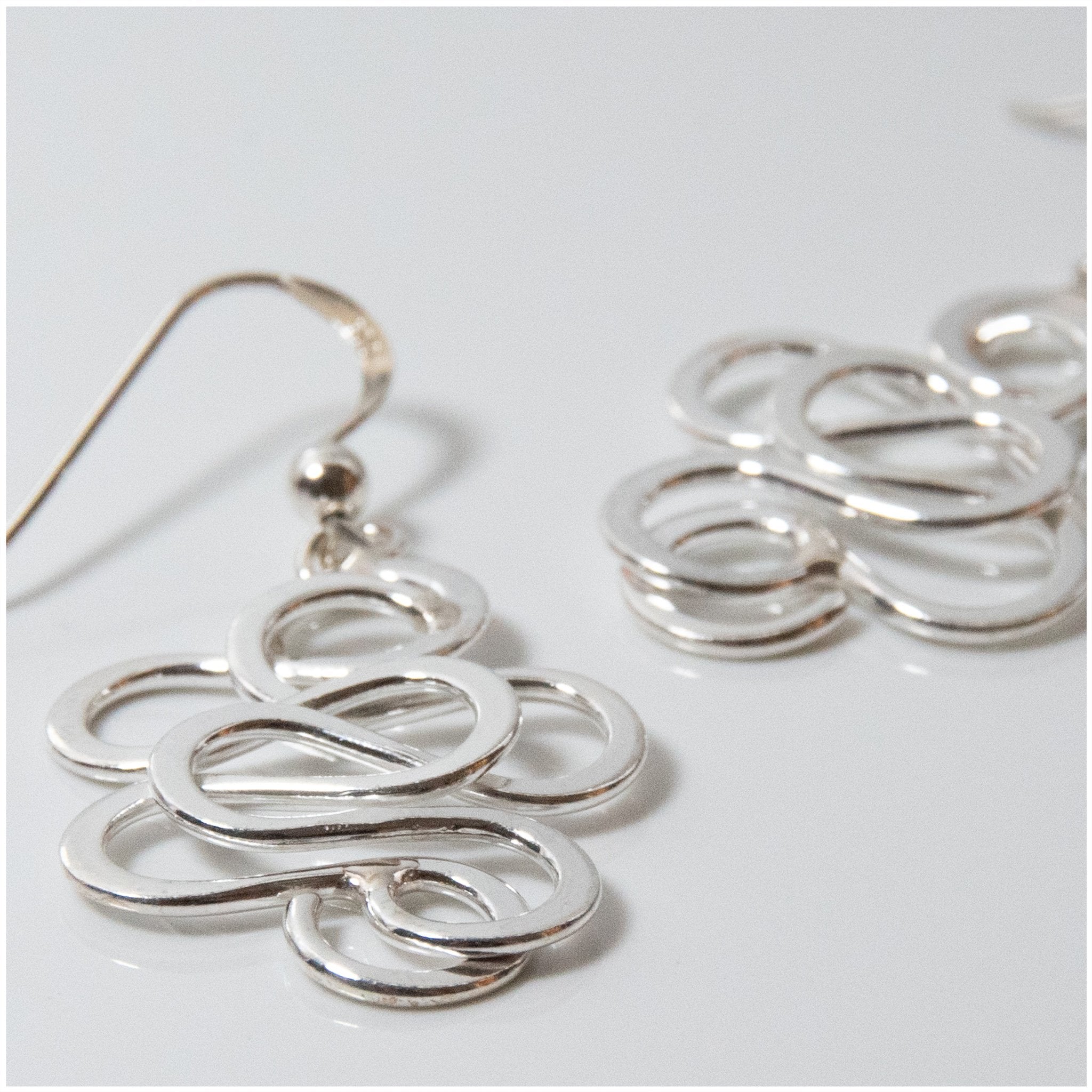 EL078 - Sterling Silver Hook Earrings - silverby-e.co.za