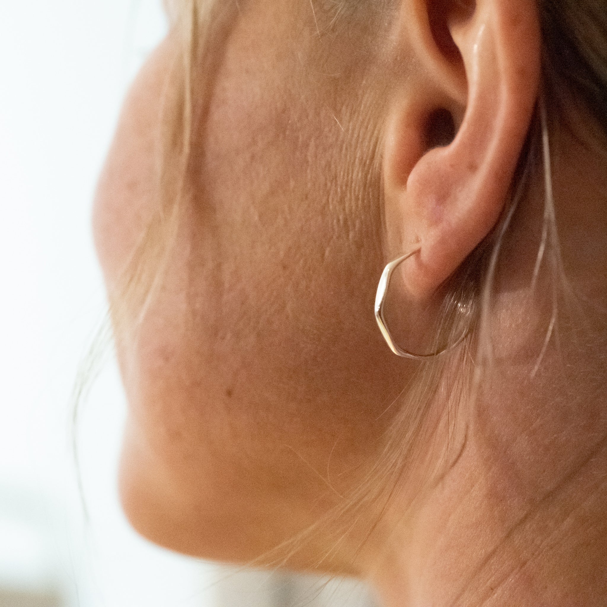 EL082 - Sterling Silver Hoop Earrings - silverby-e.co.za