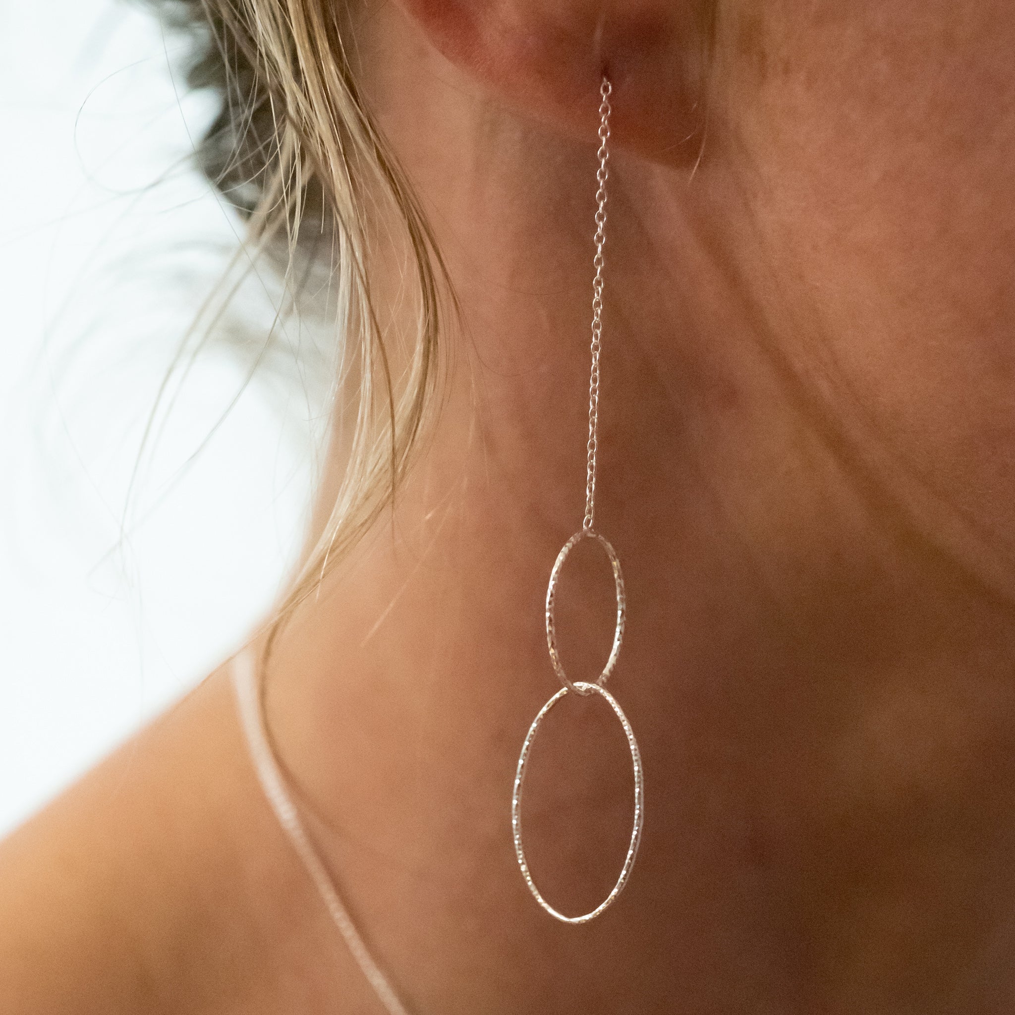 EL097 - Sterling Silver Threader Earrings - silverby-e.co.za
