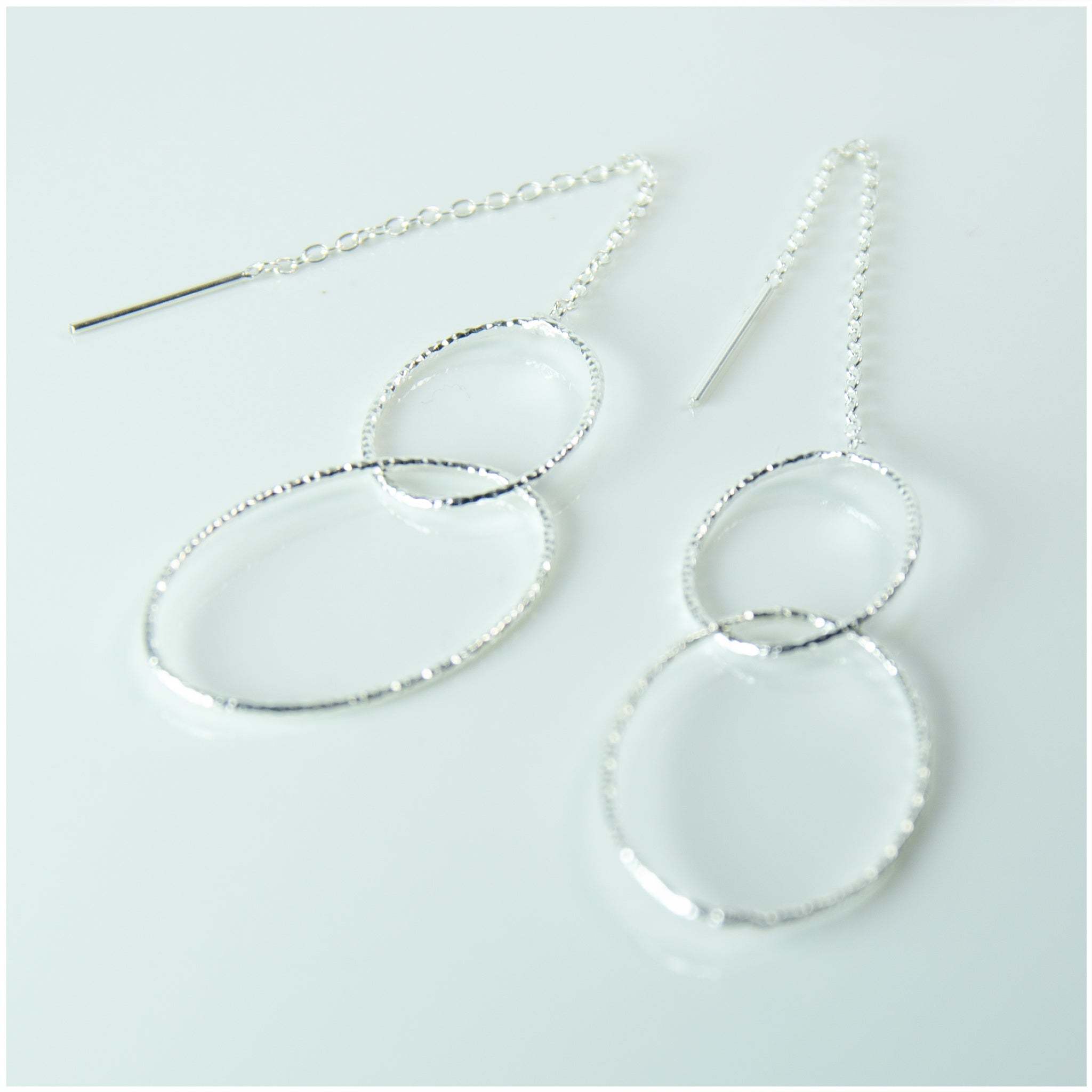EL097 - Sterling Silver Threader Earrings - silverby-e.co.za