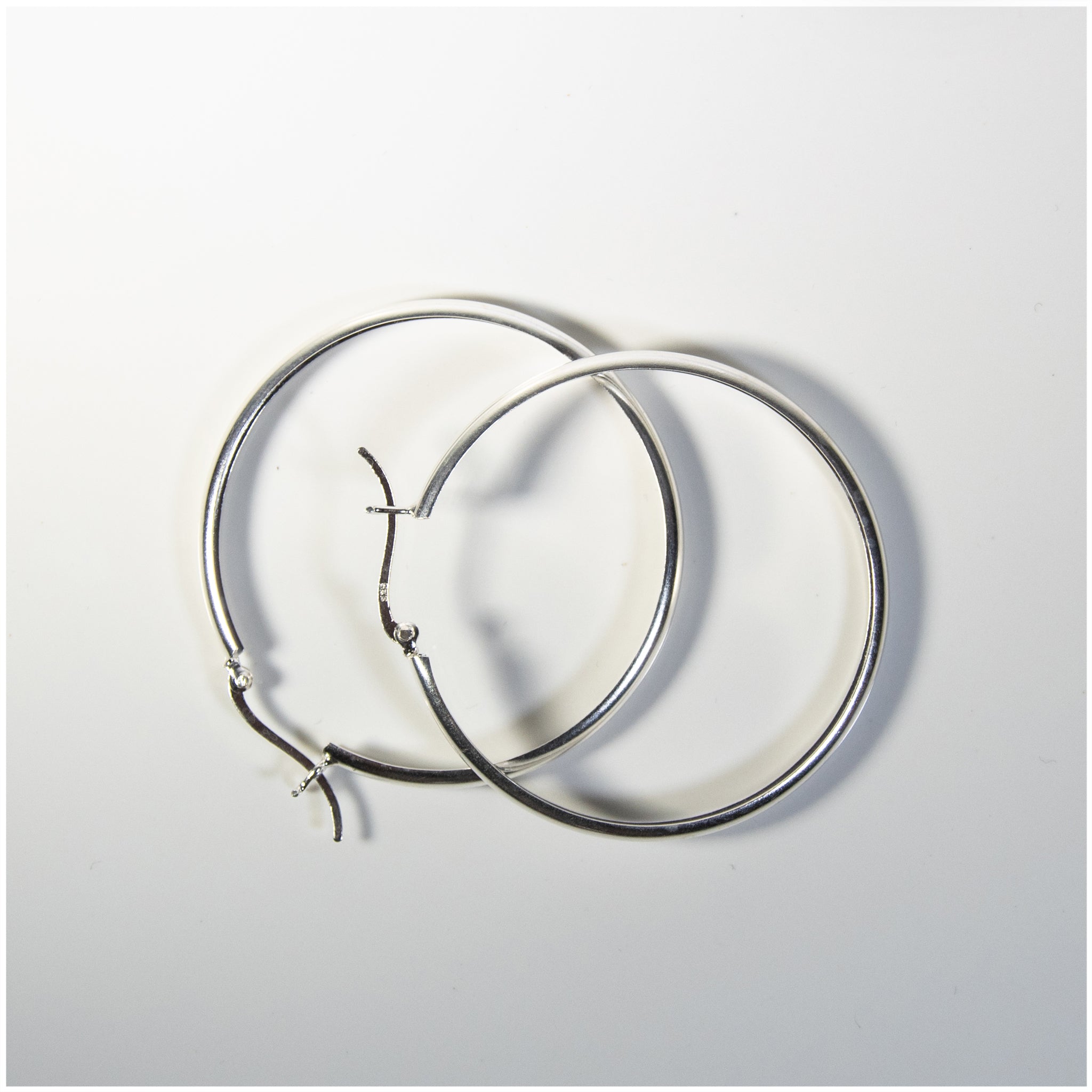 ES072 - Sterling Silver Hoop Earrings - silverby-e.co.za