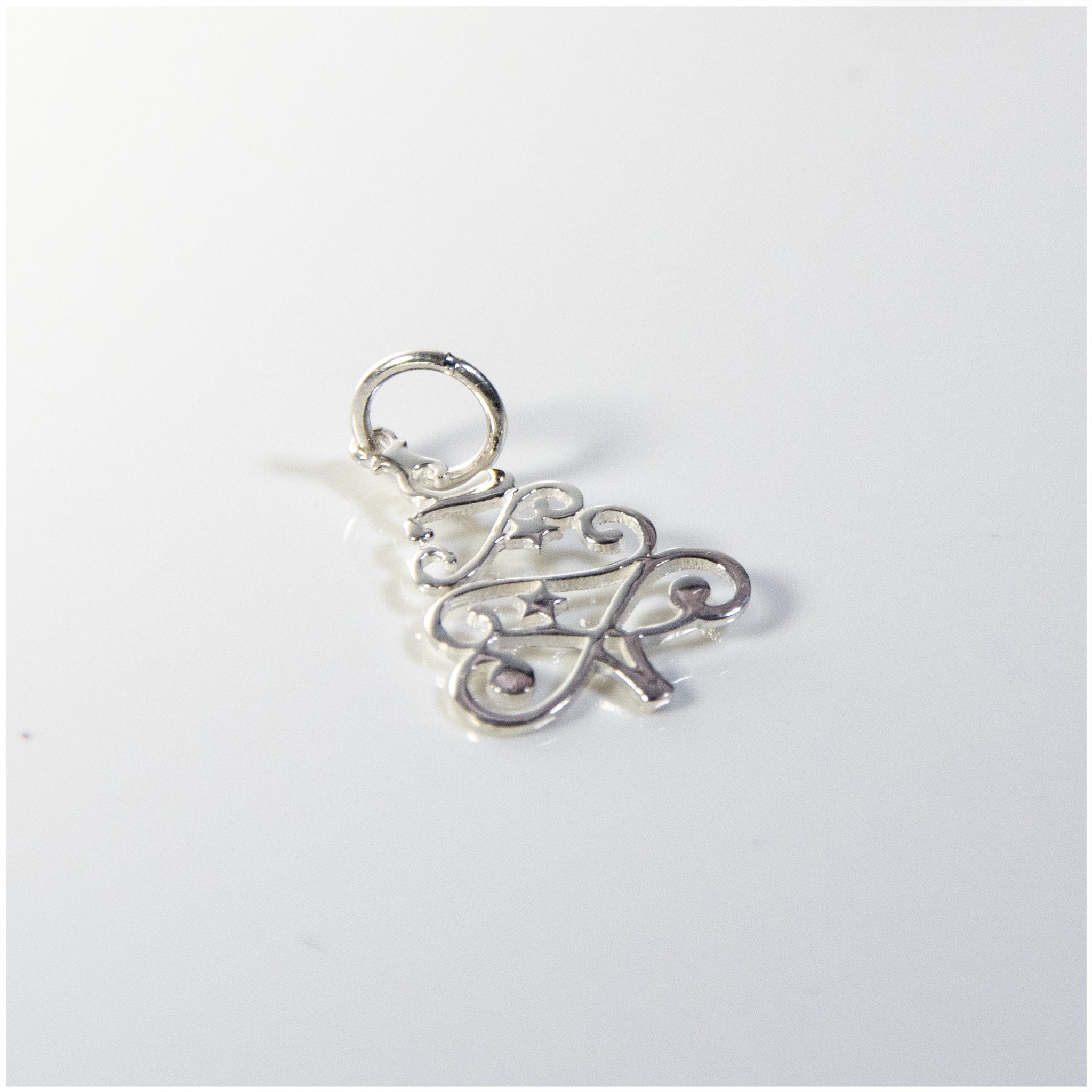 P003 - Sterling Silver Christmas Tree Pendant - silverby-e.co.za