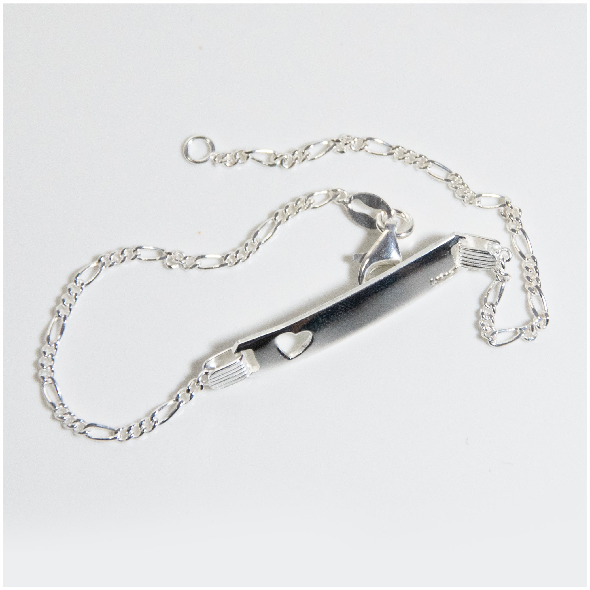 SB001 - Sterling Silver ID Bracelet - silverby-e.co.za
