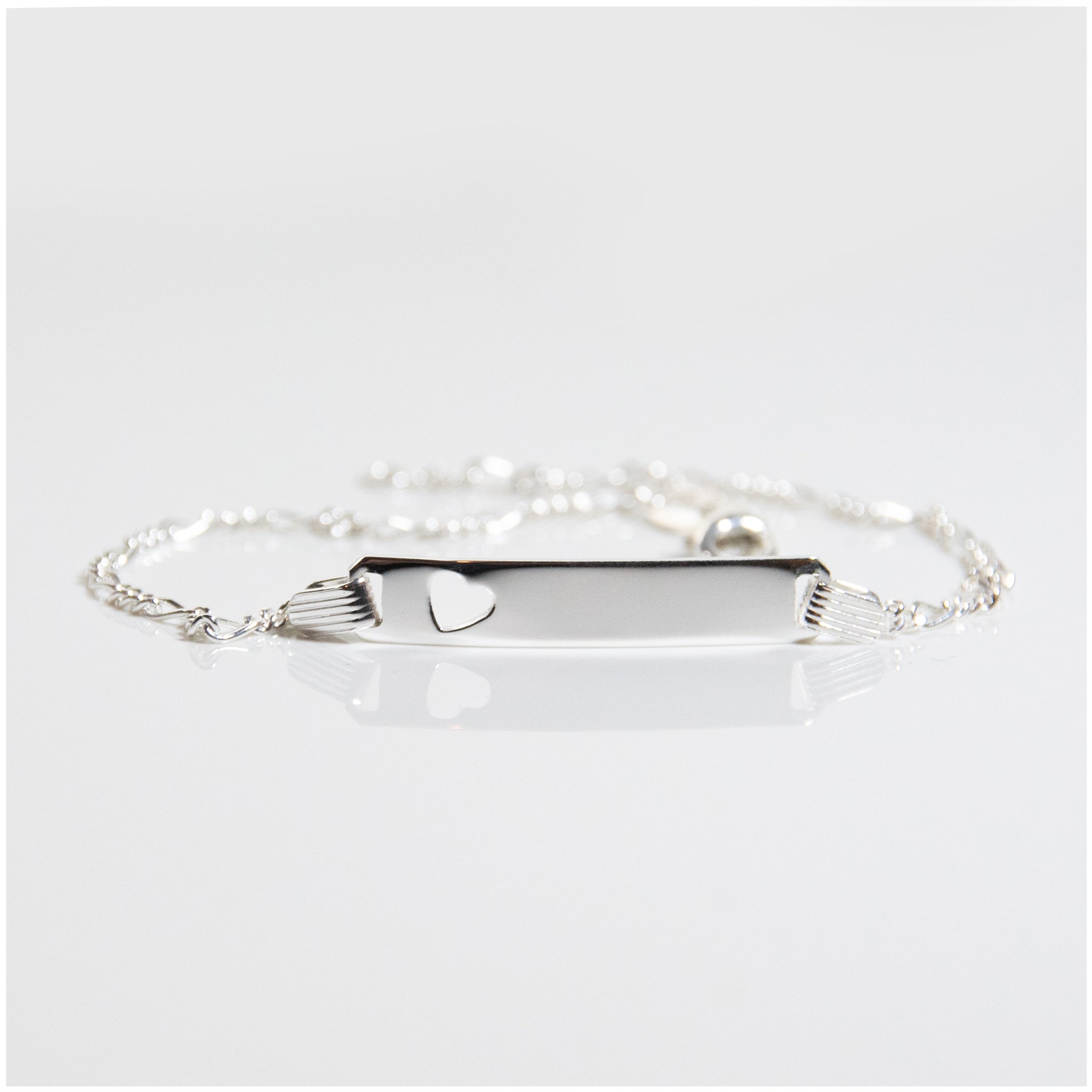 SB001 - Sterling Silver ID Bracelet - silverby-e.co.za