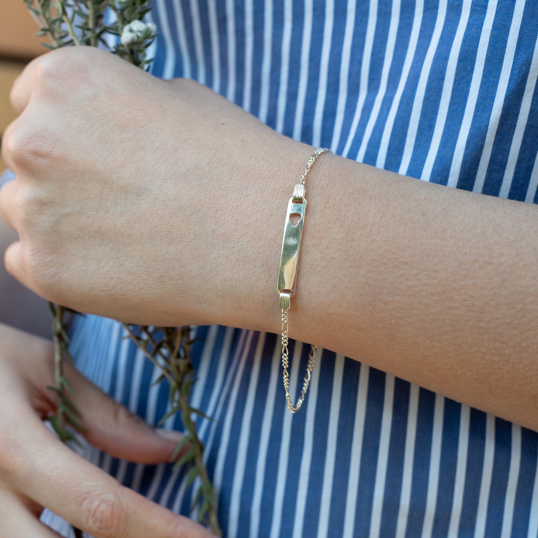 SB001 - Sterling Silver ID Bracelet