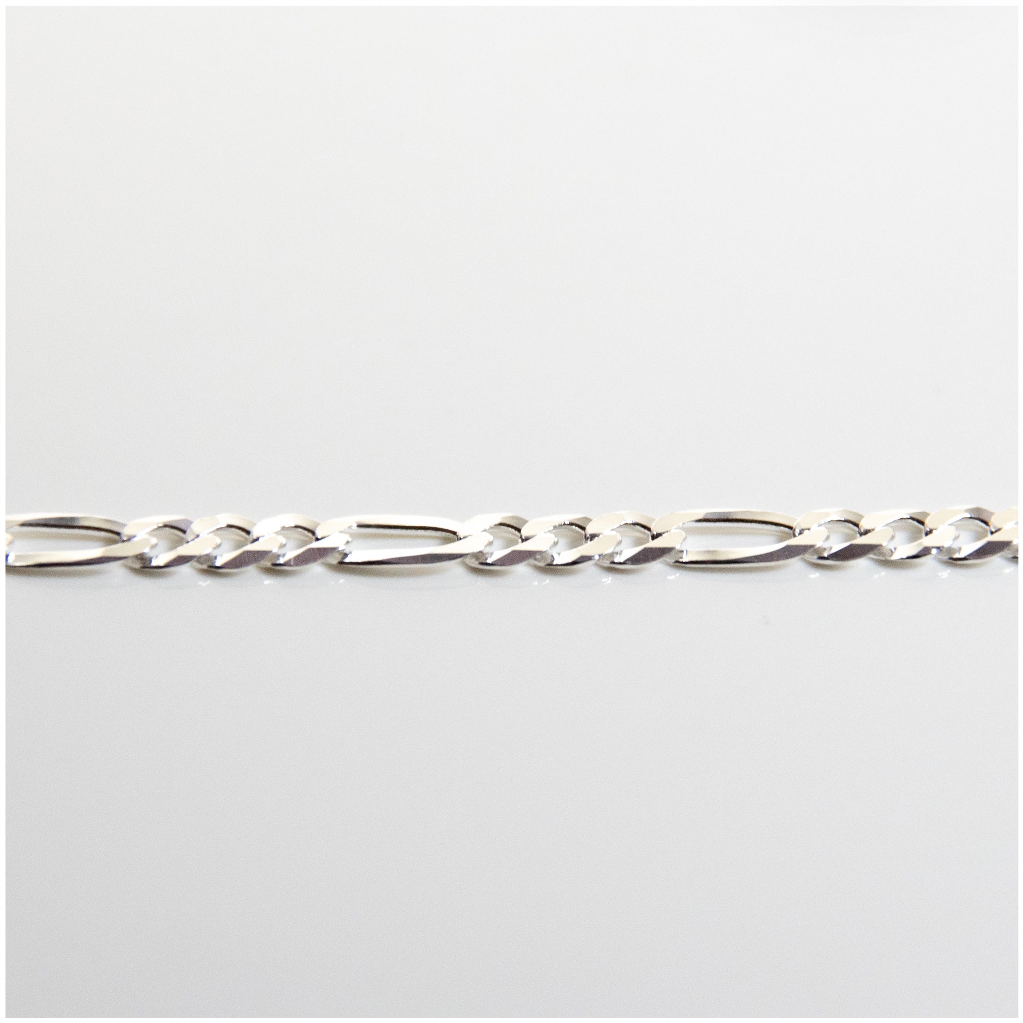 SB005 - Sterling Silver Figaro Bracelet - silverby-e.co.za
