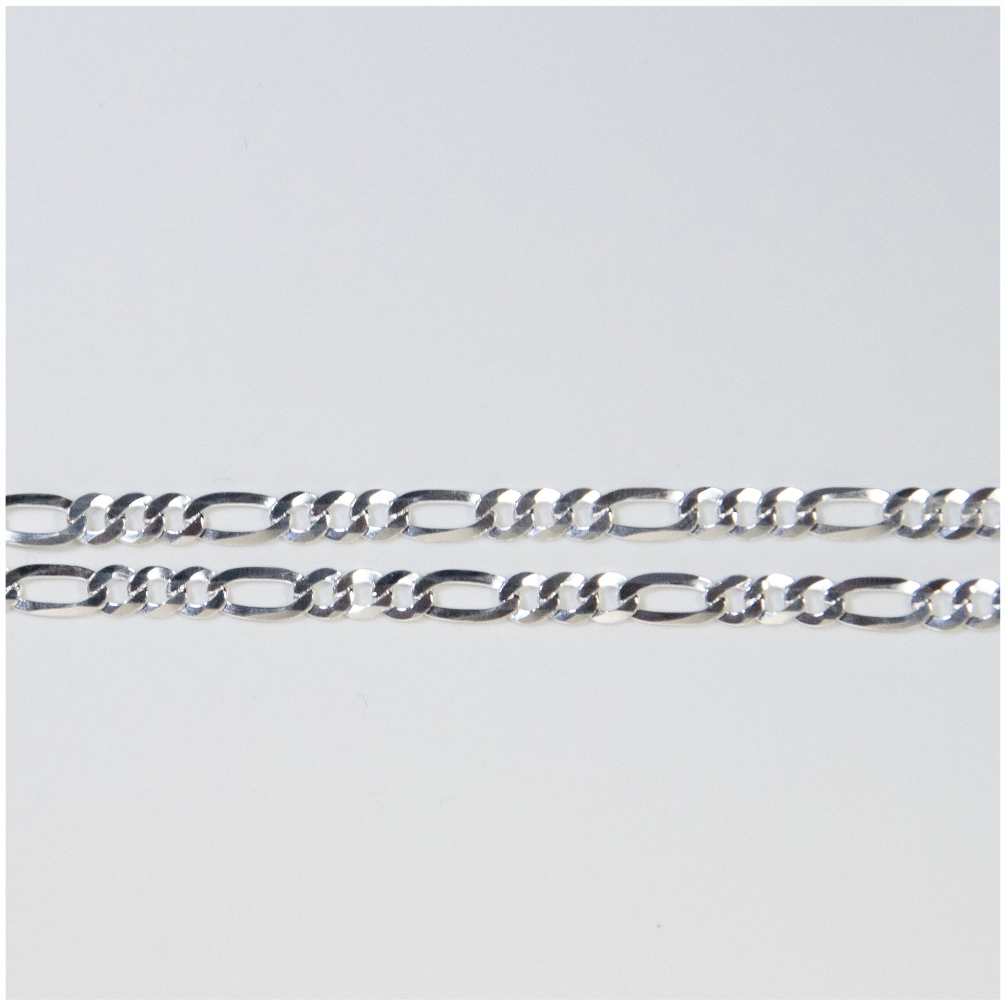 SC001 - Sterling Silver Figaro Chain - silverby-e.co.za