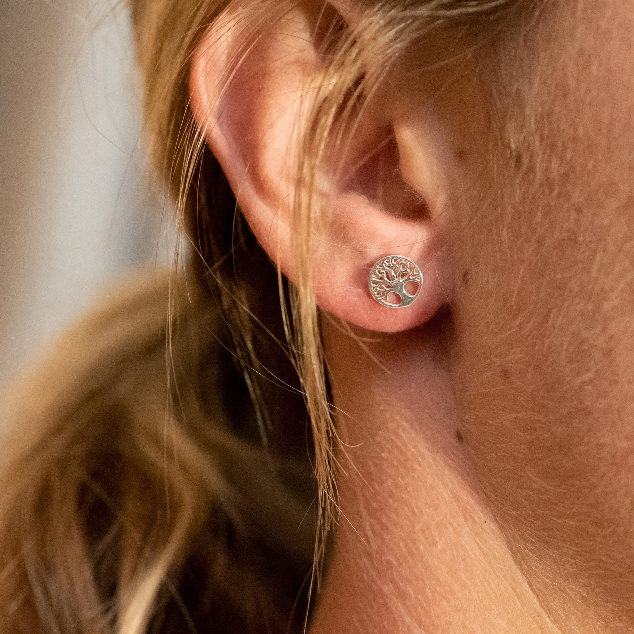SES005 - Sterling Silver Tree of Life Earrings - silverby-e.co.za