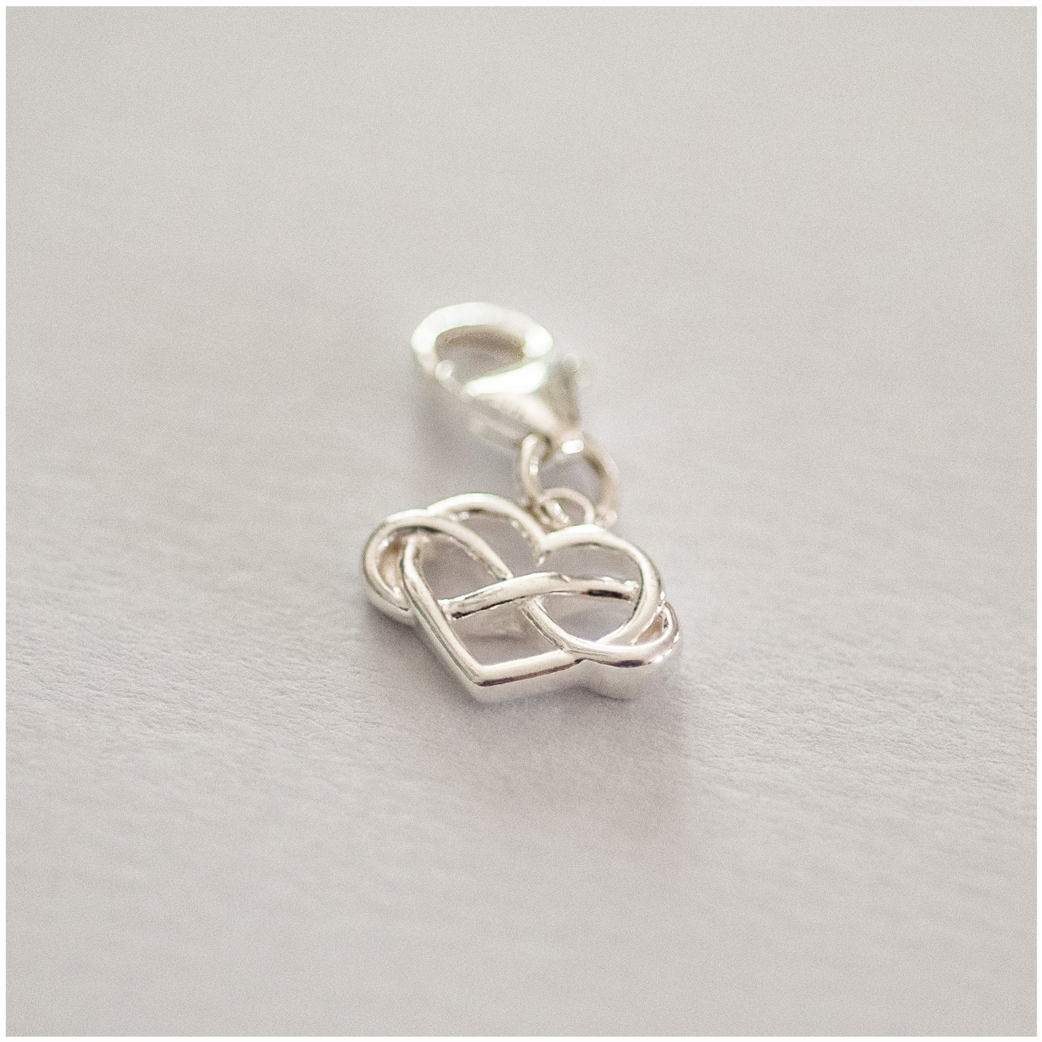 SCH009 - Sterling Silver Heart Charm - silverby-e.co.za