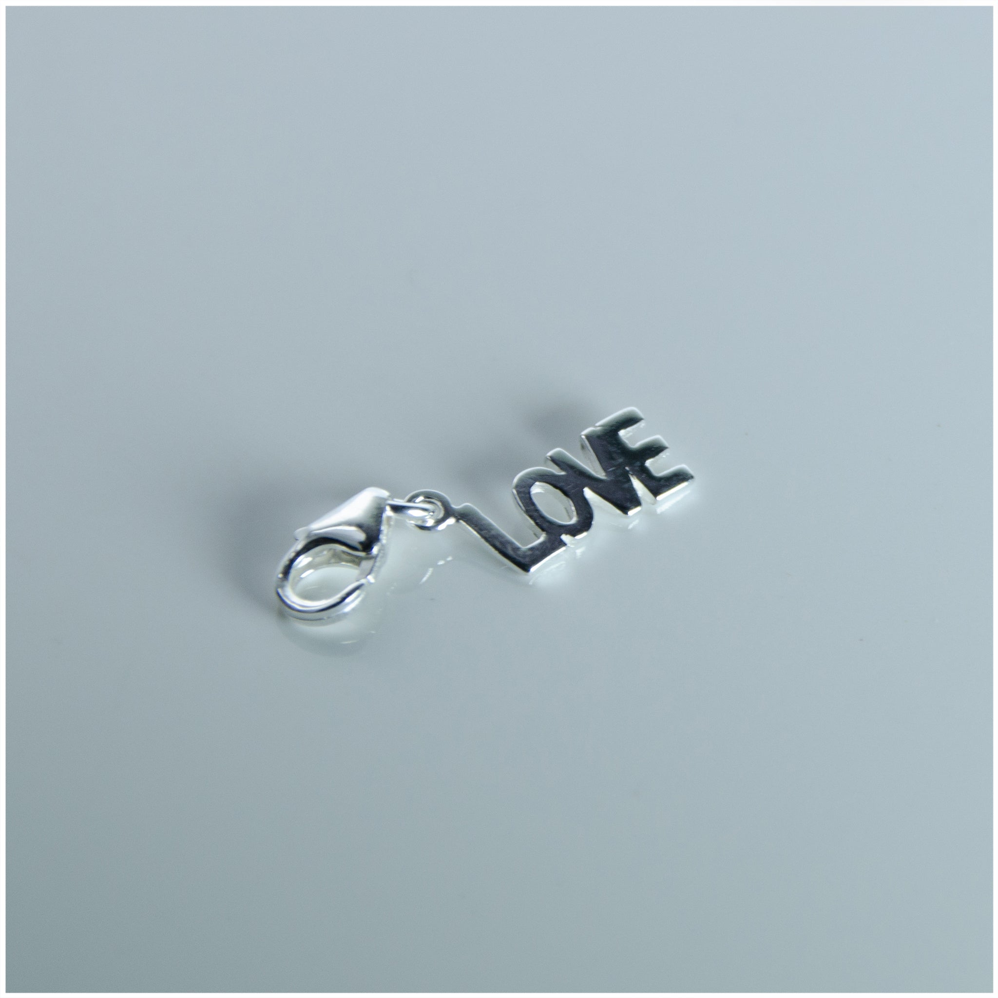 SCH006- Sterling Silver Love Charm - silverby-e.co.za