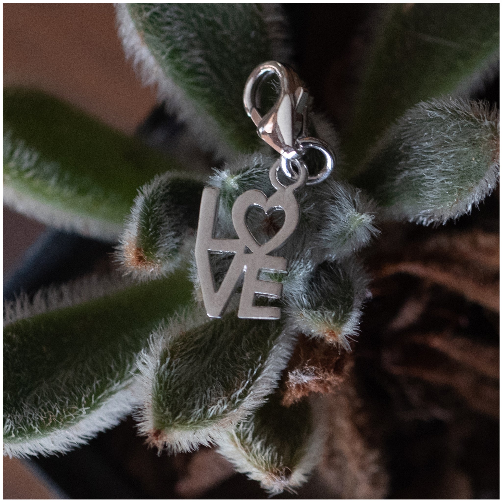 SCH008 - Sterling Silver Love Charm - silverby-e.co.za