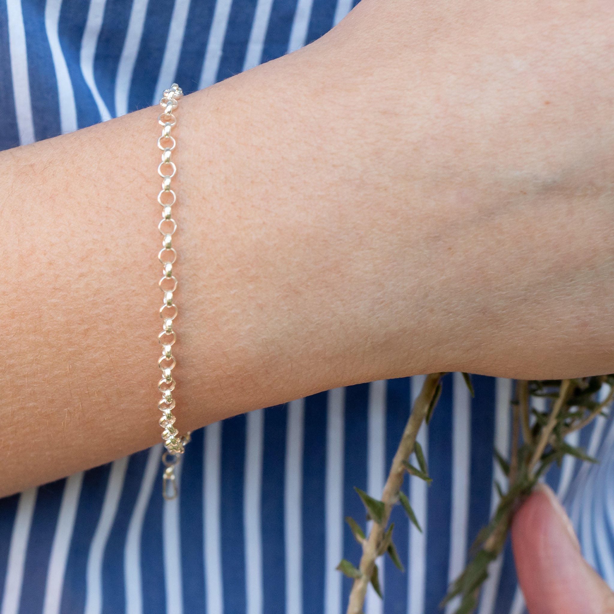 SB006 - Sterling Silver Belcher Bracelet - silverby-e.co.za